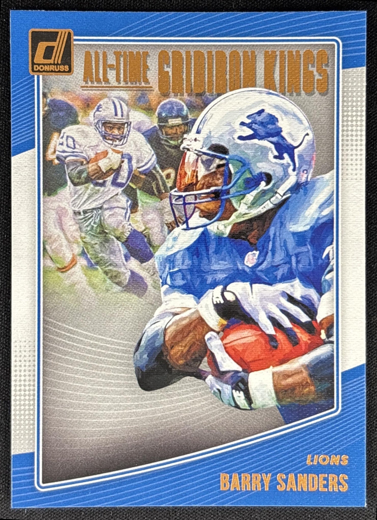 Barry Sanders 2018 Panini Donruss All Time Gridiron Kings Lions