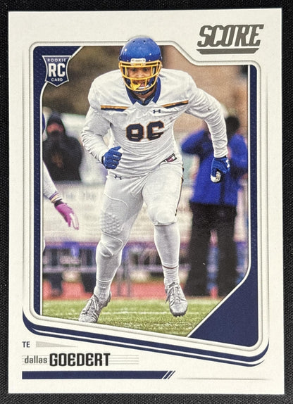 Dallas Goedert 2018 Panini Score Sports Trading Card