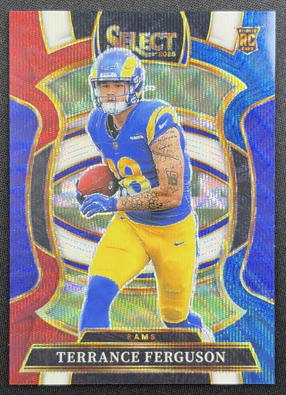 Terrance Ferguson 2025 Panini Select Concourse Tri-Color Prizm /399 Rams