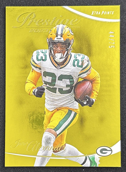 Jaire Alexander 2023 Panini Prestige Xtra Points Premium Gold /75 Packers