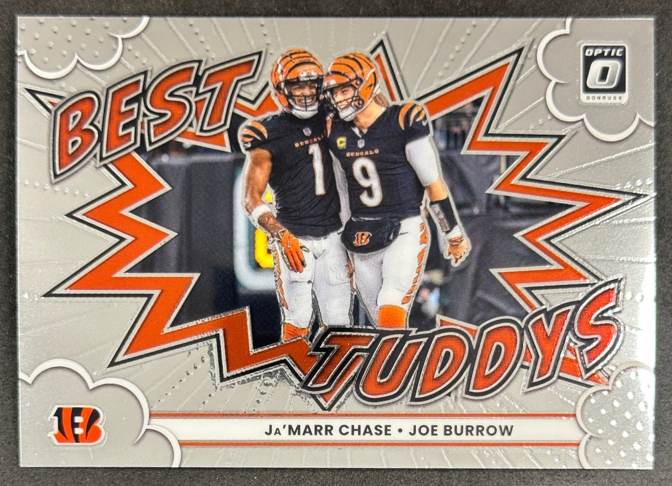 Ja'Marr Chase Joe Burrow 2025 Donruss Optic Best Tuddys Bengals Default Title Football Card