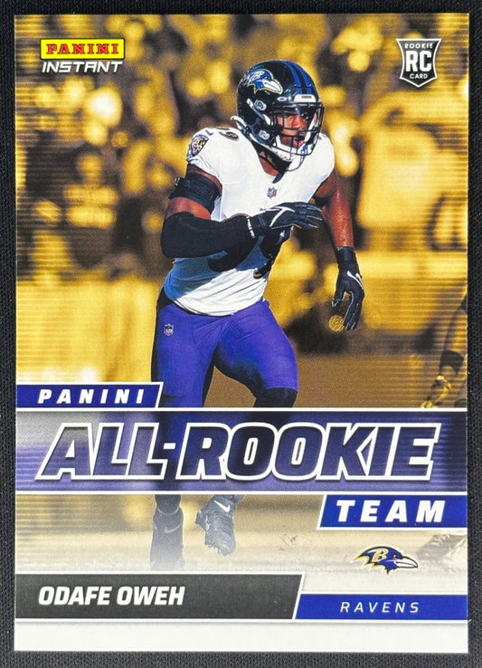 Odafe Oweh 2021 Instant All-Rookie Team Ravens - Front