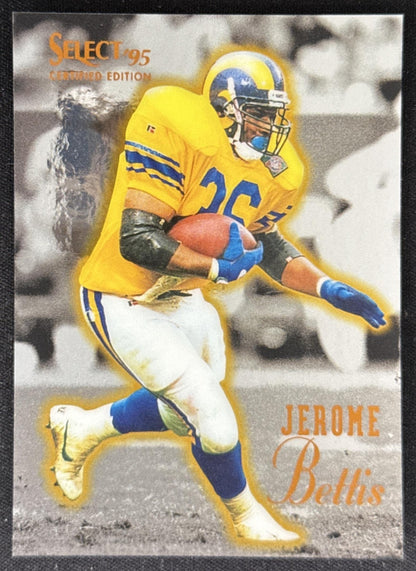 Jerome Bettis 1995 Pinnacle Select Certified Rams