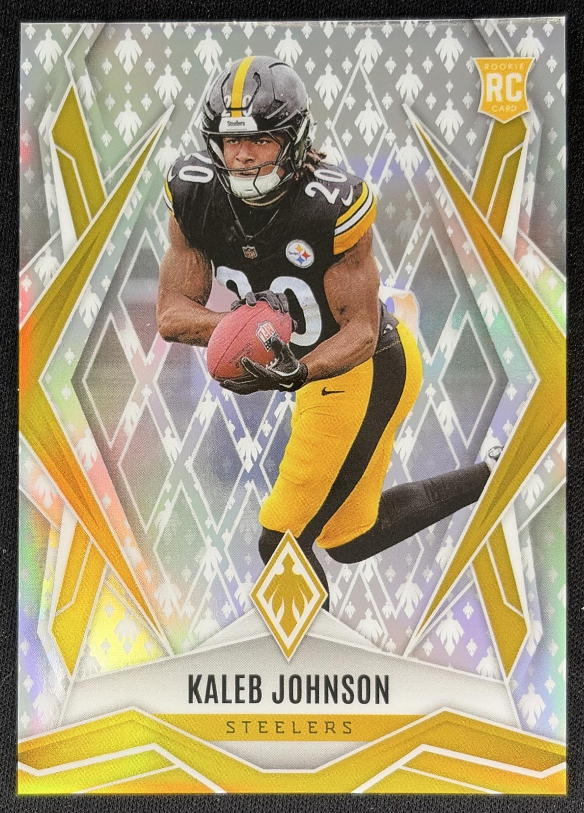 Kaleb Johnson 2025 Panini Phoenix Prizm /149 Steelers Sports Trading Cards
