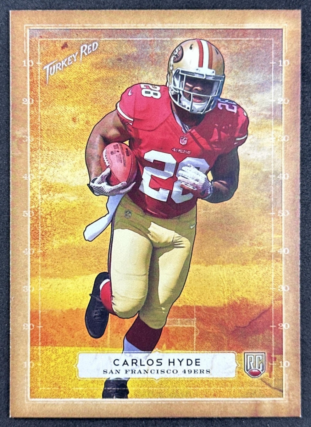 Carlos Hyde Rookie 2014 Topps Turkey Red 49ers