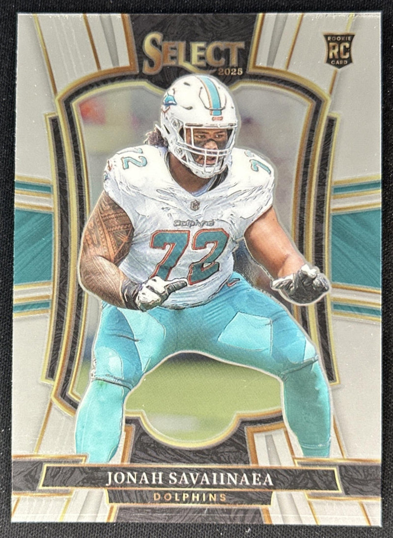 Jonah Savaiinaea 2025 Panini Select Premier Level Dolphins