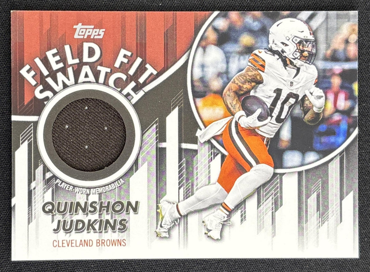 Quinshon Judkins 2026 Topps Field Fit Swatch Collection Browns