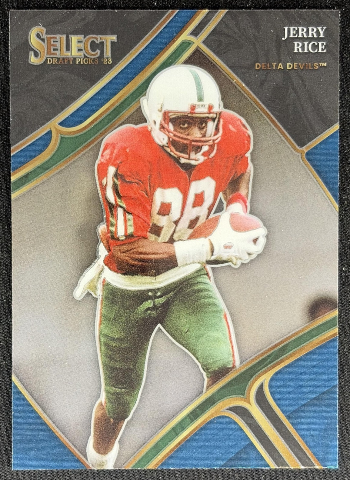 Jerry Rice 2023 Panini Select Draft Picks Blue Retail Default Title Sports Trading Card