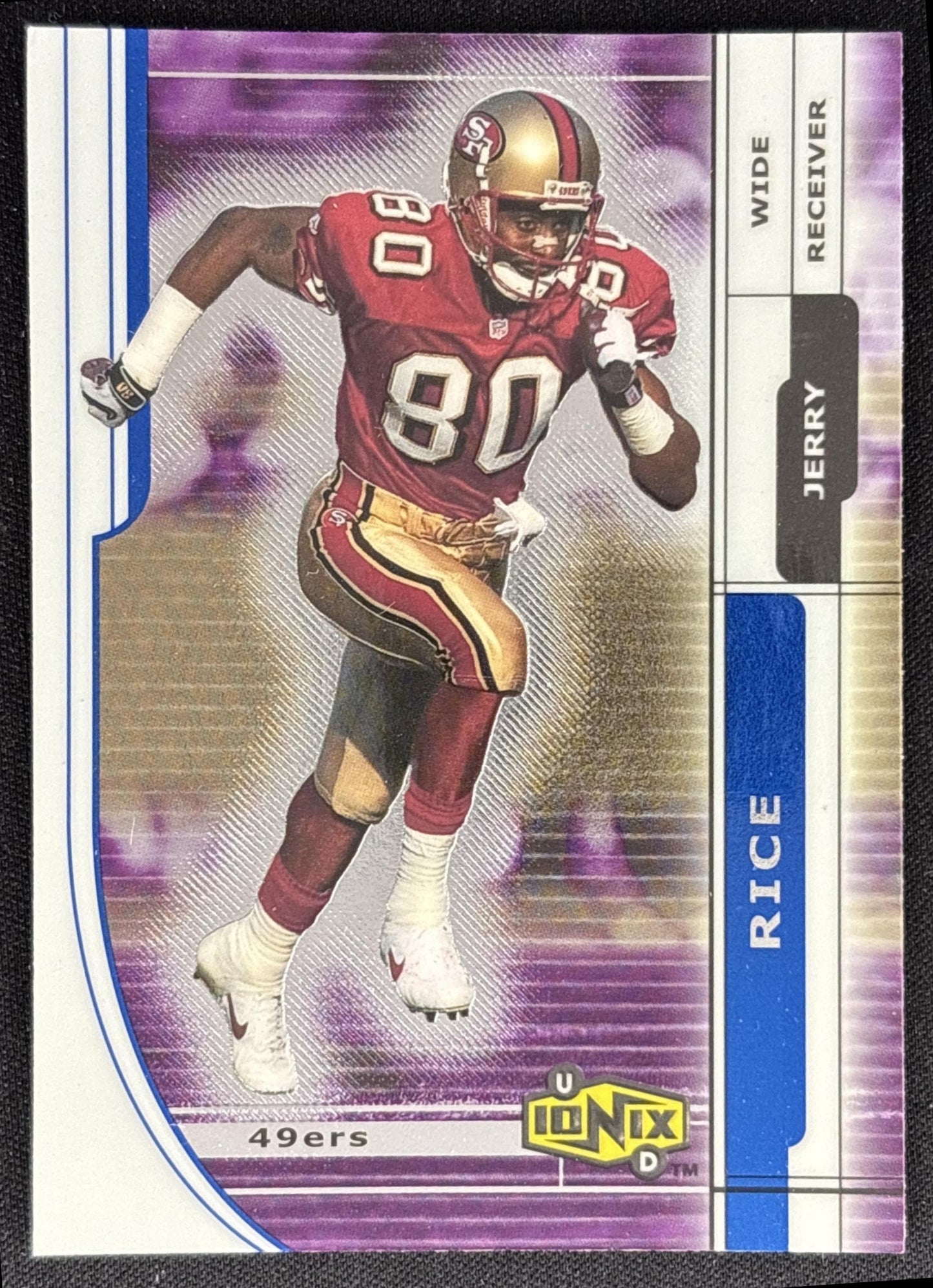 Jerry Rice 2000 Upper Deck Ionix 49ers front