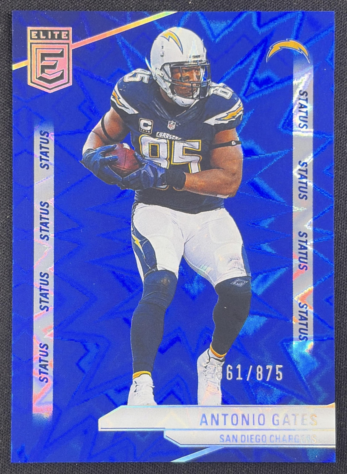 Antonio Gates 2024 Panini Donruss Elite Status Explosion /875 San Diego Chargers