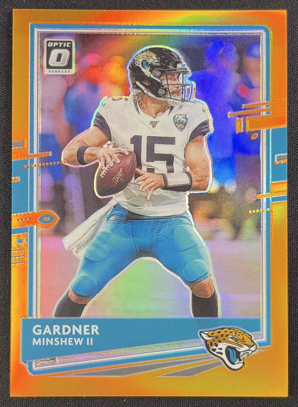 Gardner Minshew II 2020 Panini Donruss Optic Orange Prizm /199 Jaguars