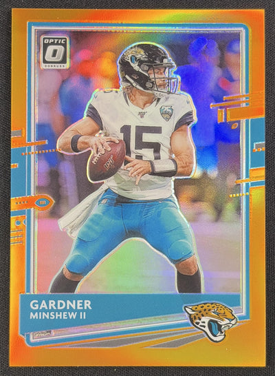 Gardner Minshew II 2020 Panini Donruss Optic Orange Prizm /199 Jaguars Sports Trading Card