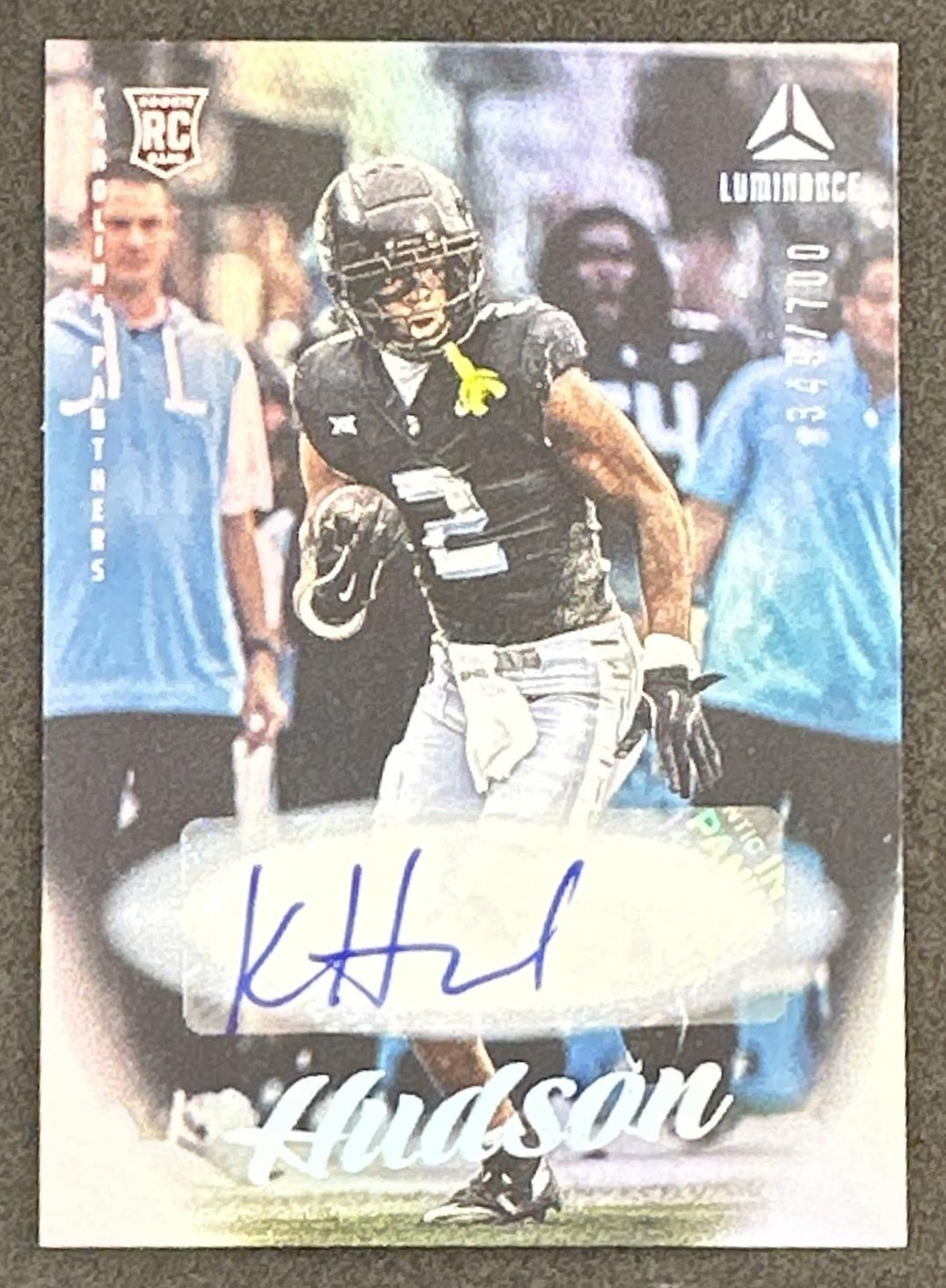 Kobe Hudson 2025 Panini Luminance Auto /700 Panthers