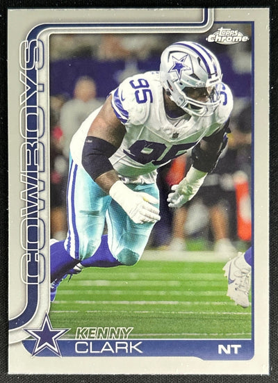 Kenny Clark 2025 Topps Chrome Cowboys Default Title Sports Trading Cards
