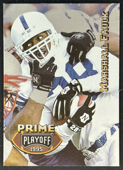Marshall Faulk 1995 Prime Playoff Colts