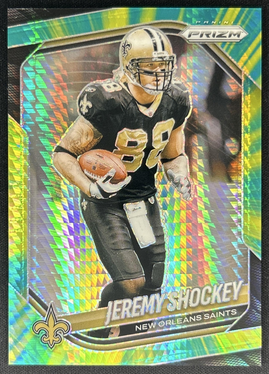 Jeremy Shockey 2025 Panini Prizm Hyper /200 Saints