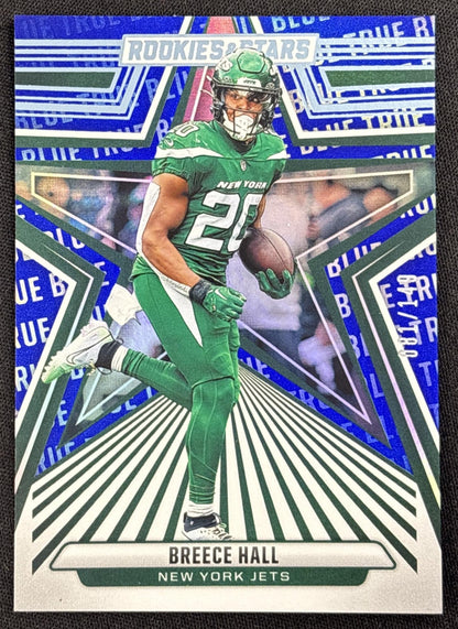 Breece Hall 2024 Panini Rookies & Stars True Blue /149 Jets