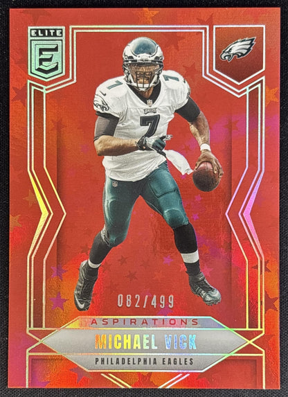 Michael Vick 2025 Panini Donruss Elite Red /499 Eagles