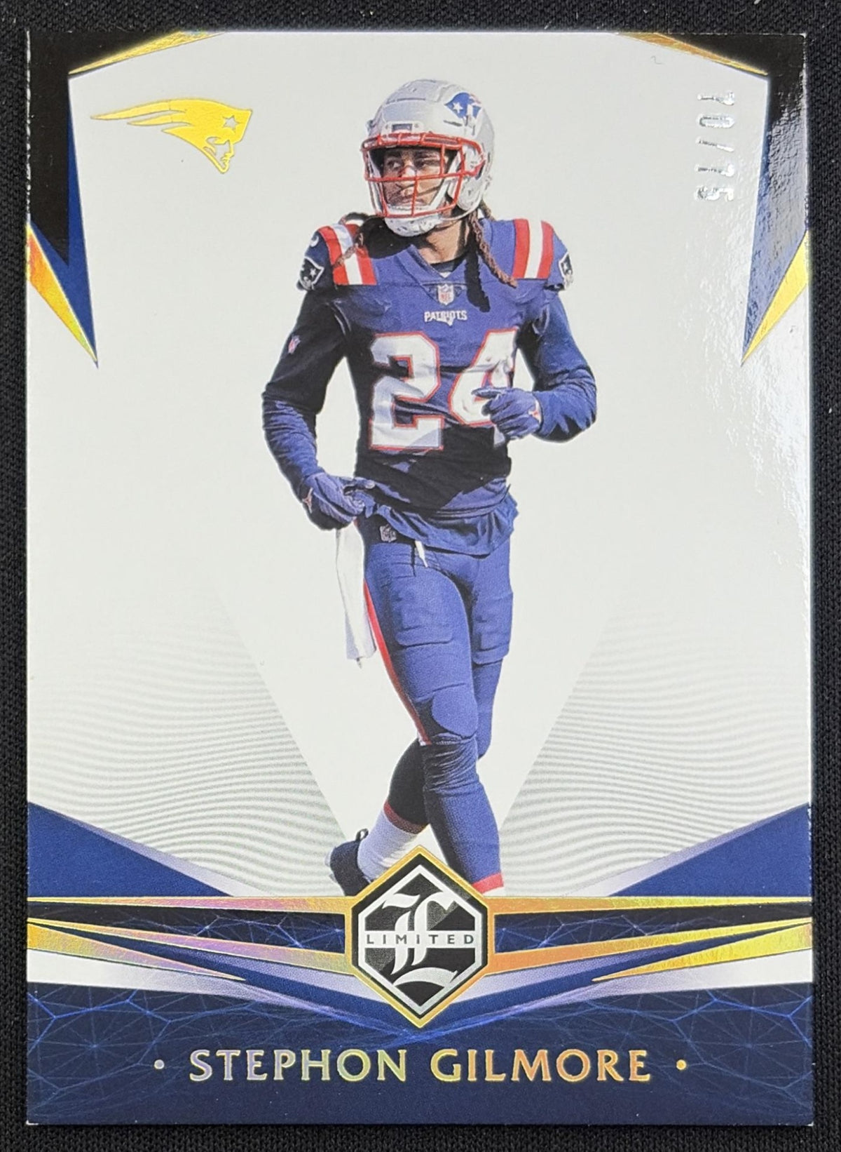 Stephon Gilmore 2020 Panini Limited Gold Spotlight /75 Patriots