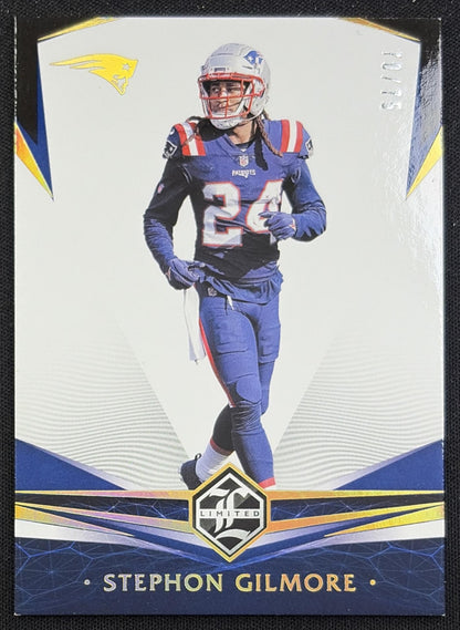 Stephon Gilmore 2020 Panini Limited Gold Spotlight /75 Patriots