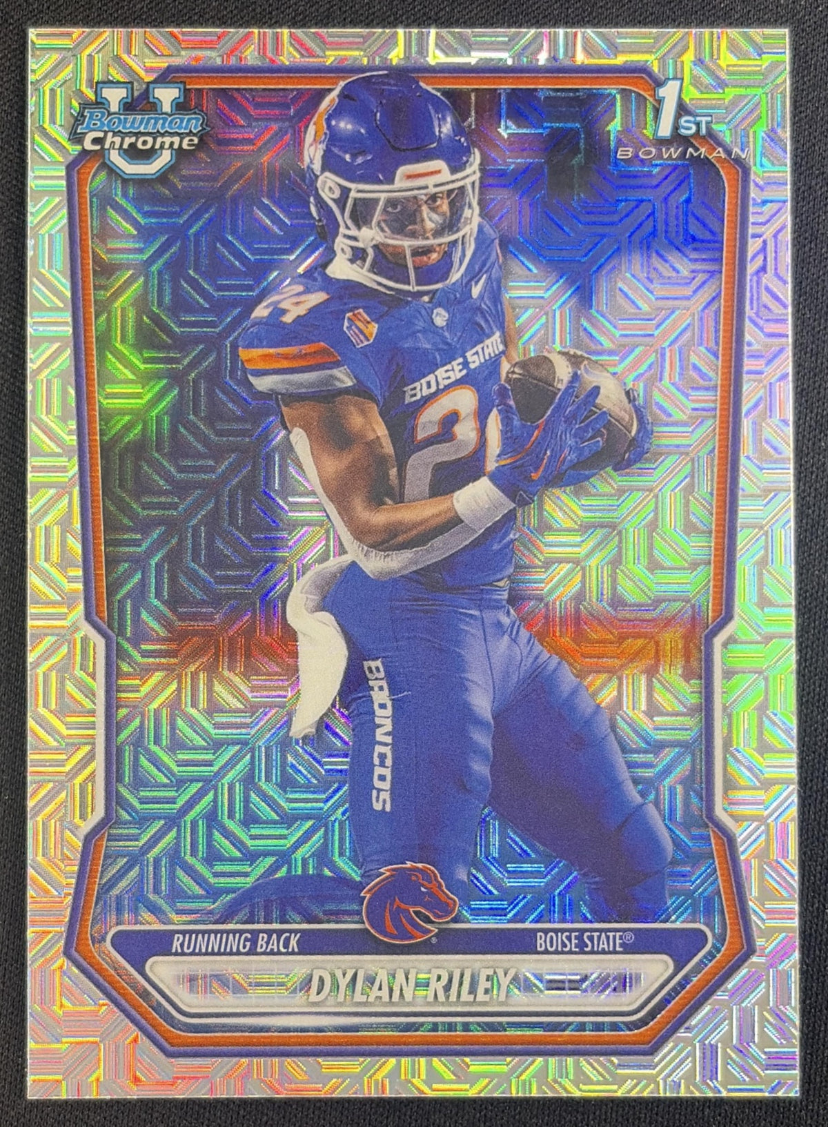 Dylan Riley 2026 Bowman Chrome Prospects Mojo Refractor Broncos