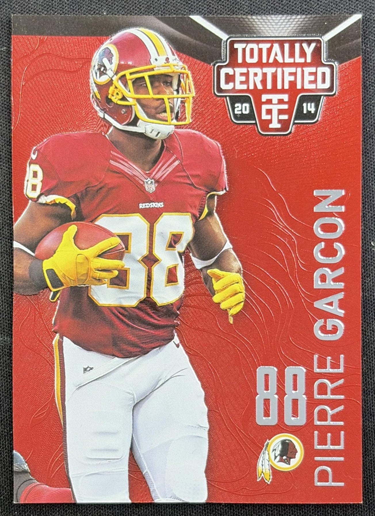 Pierre Garcon 2014 Panini Totally Certified Platinum Red /100 Redskins