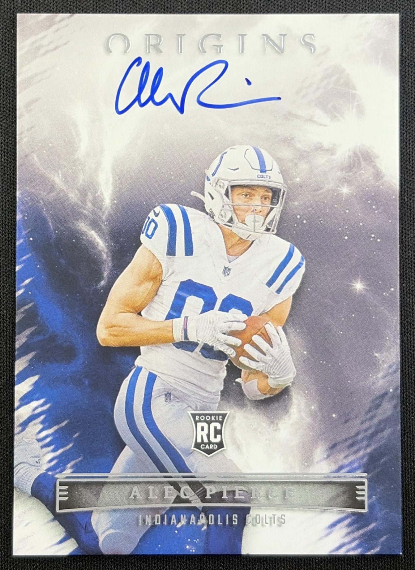 Alec Pierce 2022 Panini Origins Rookie Auto Colts