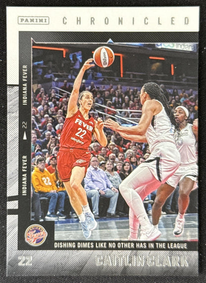 Caitlin Clark 2025 Panini Chronicled WNBA Fever 11 Sports Trading Card
