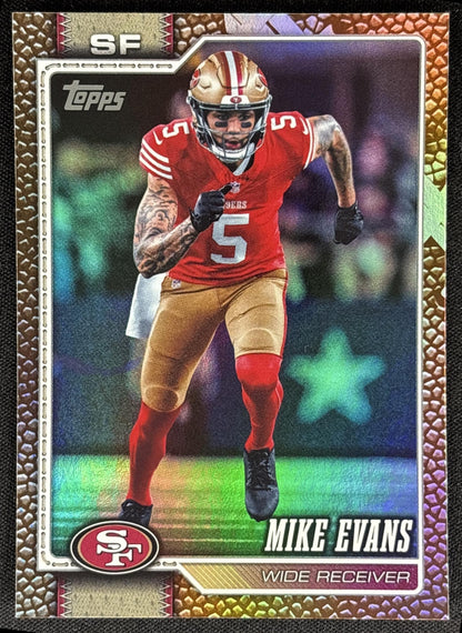 Mike Evans 2026 Topps Football Leather Foil 49ers