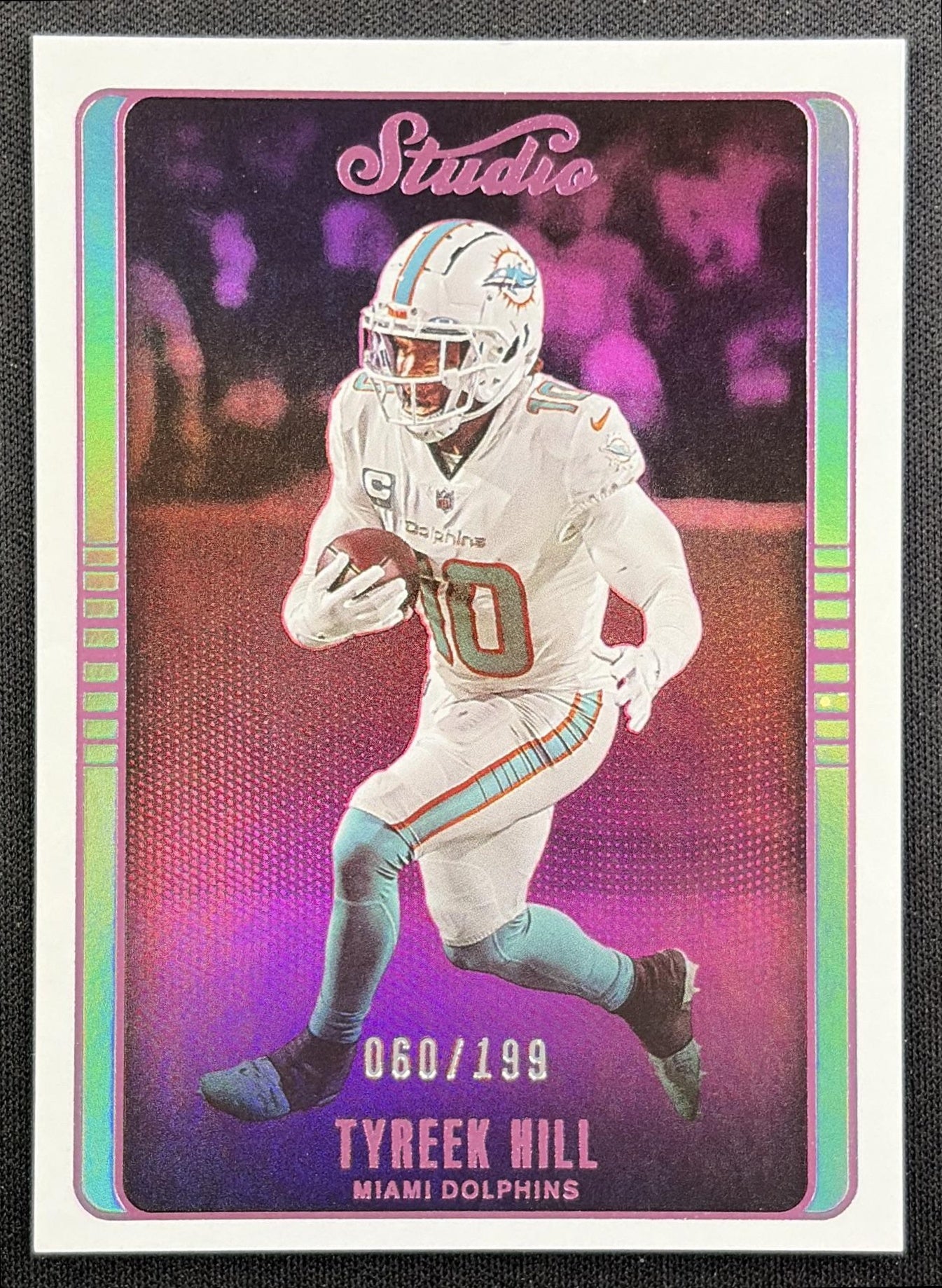 Tyreek Hill 2022 Panini Chronicles Studio Pink /199 Dolphins