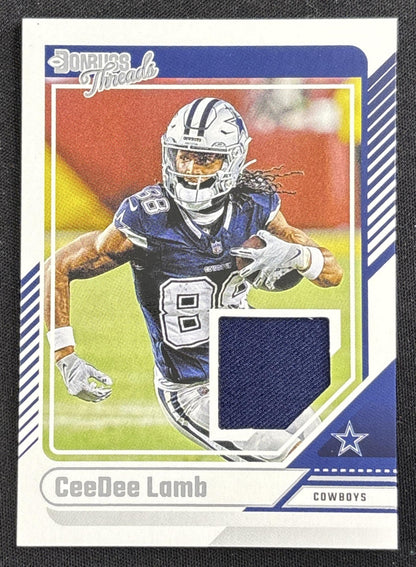 CeeDee Lamb 2024 Panini Donruss Threads Cowboys