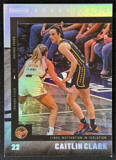Caitlin Clark 2025 Panini Chronicled WNBA Holo Fever 47 Indiana Fever Sports Trading Card