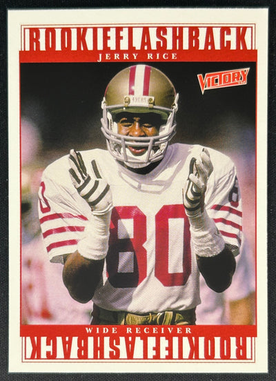 Jerry Rice 1999 Rookie Flash Back 49ers front