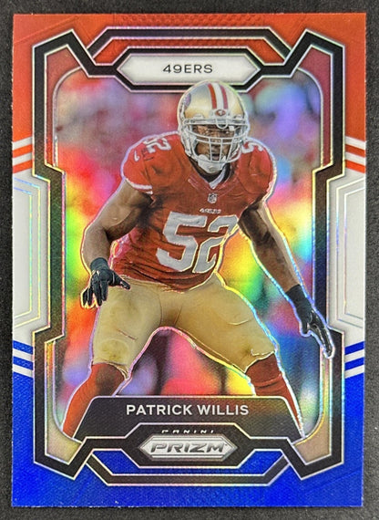 Patrick Willis 2023 Panini Prizm Red White and Blue 49ers Sports Trading Cards