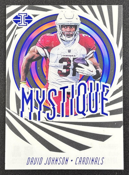 David Johnson 2019 Panini Illusions Mystique Blue /299 Cardinals