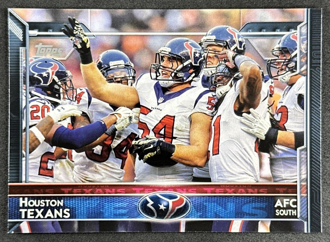 Houston Texans 2015 Topps Sports Trading Card