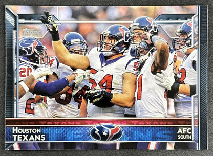 Houston Texans 2015 Topps Sports Trading Card