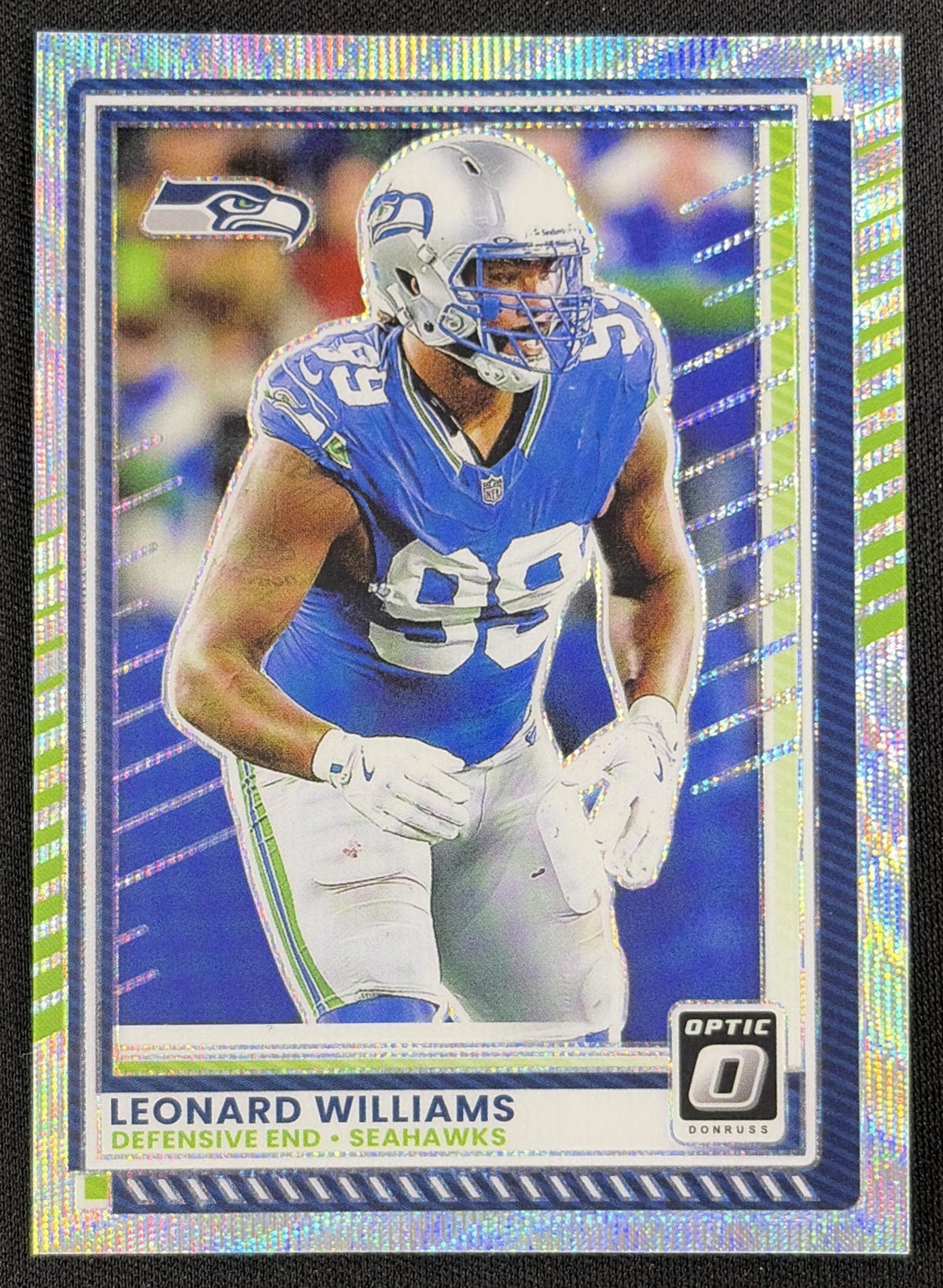 Leonard Williams 2025 Panini Donruss Optic Wave Prizm /300 Seahawks