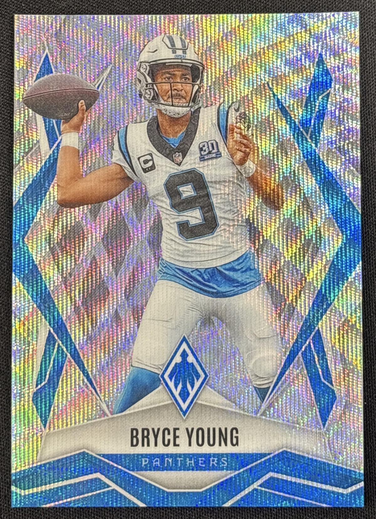Bryce Young 2025 Panini Phoenix Wave Prizm /199 Panthers