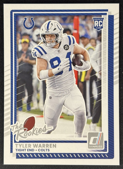 Tyler Warren 2025 Panini Donruss Rookies & Highlights Colts Sports Trading Cards