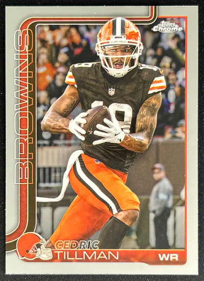Cedric Tillman 2025 Topps Chrome Browns Default Title Sports Trading Cards