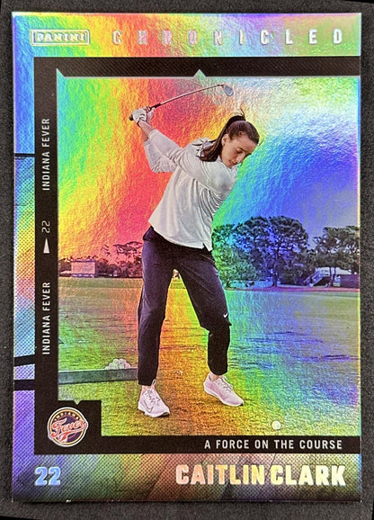 Caitlin Clark 2025 Panini Chronicled Life Style Holo Fever 54 Indiana Fever
