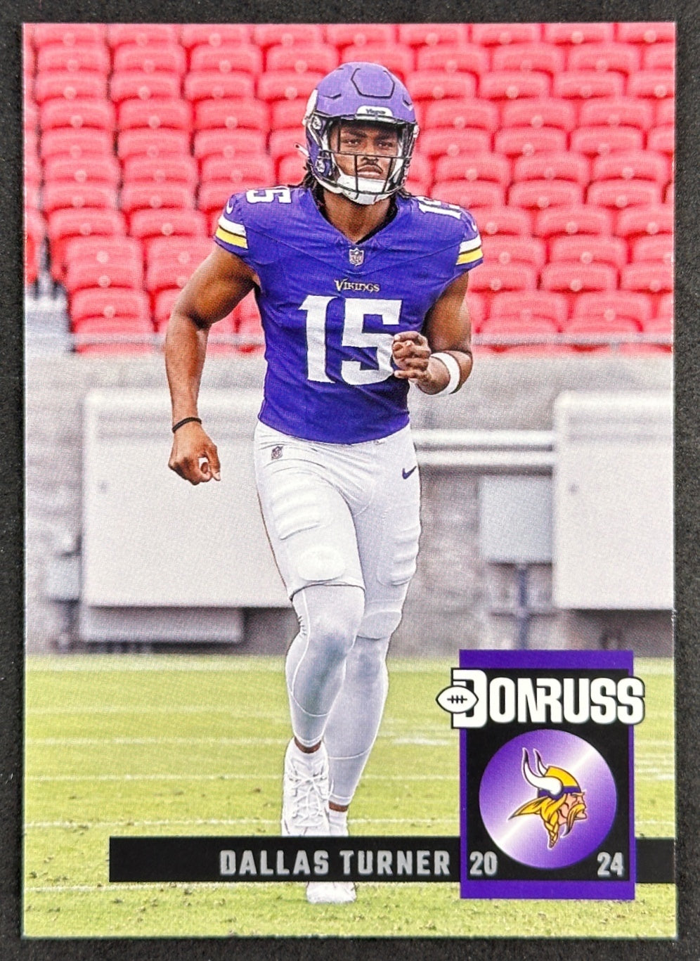 Dallas Turner 2024 Donruss Retro 1994 Vikings Sports Trading Card