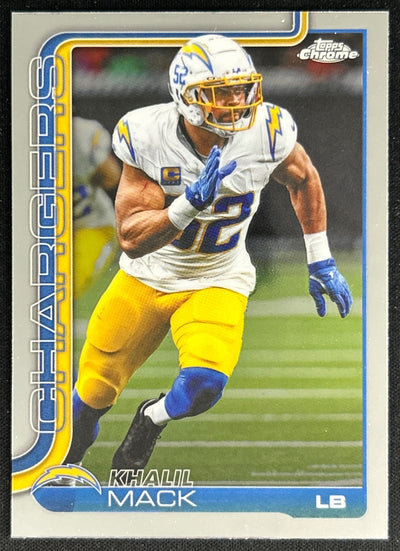 Khalil Mack 2025 Topps Chrome Chargers Default Title Sports Trading Cards