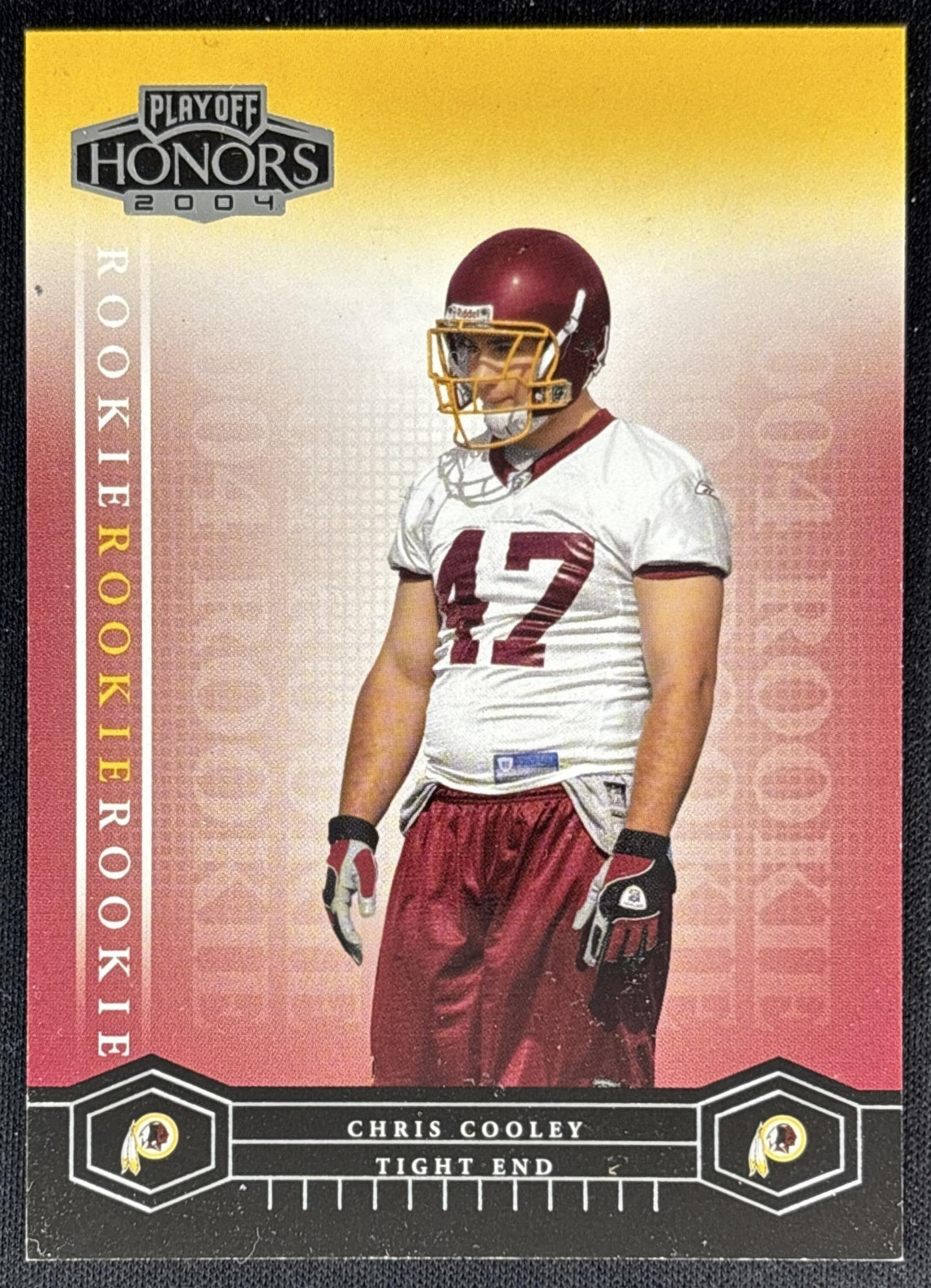 Chris Cooley 2004 Playoff Contenders Honors /425 Redskins front