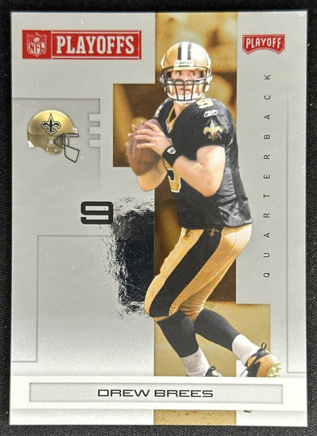 Drew Brees 2007 Playoff NFL Playoffs Red Metalized /399 Saints