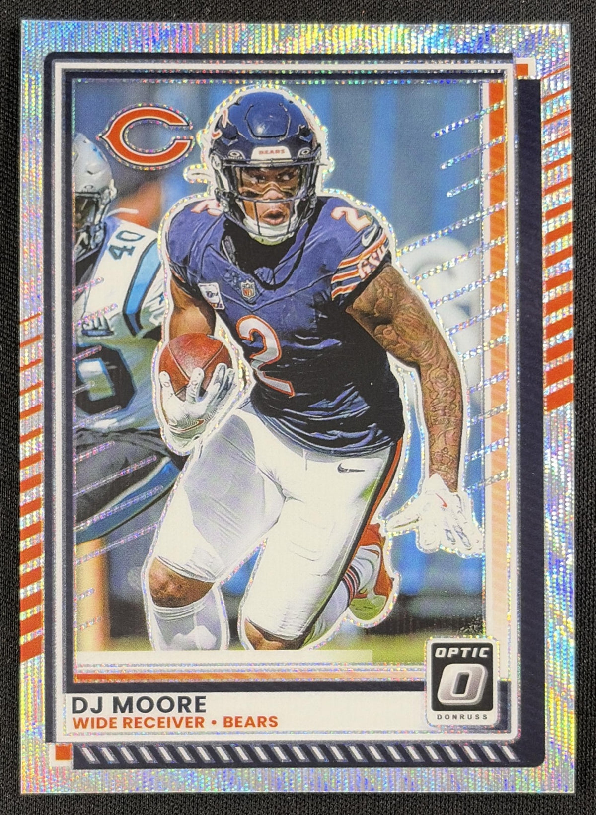 DJ Moore 2025 Panini Donruss Optic Wave Prizm /300 Bears