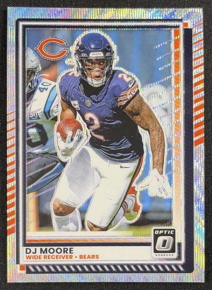DJ Moore 2025 Panini Donruss Optic Wave Prizm /300 Bears