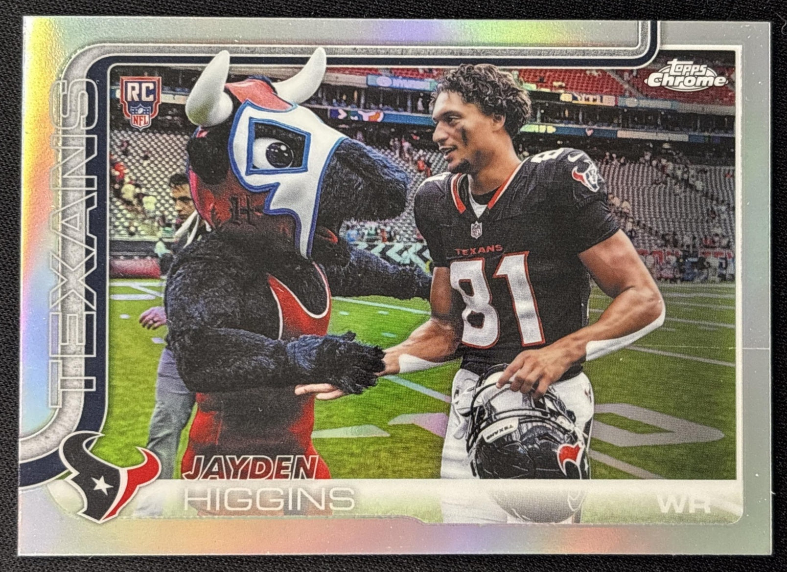 Jayden Higgins 2025 Topps Chrome Rookie Image Variation Sports Trading Cards