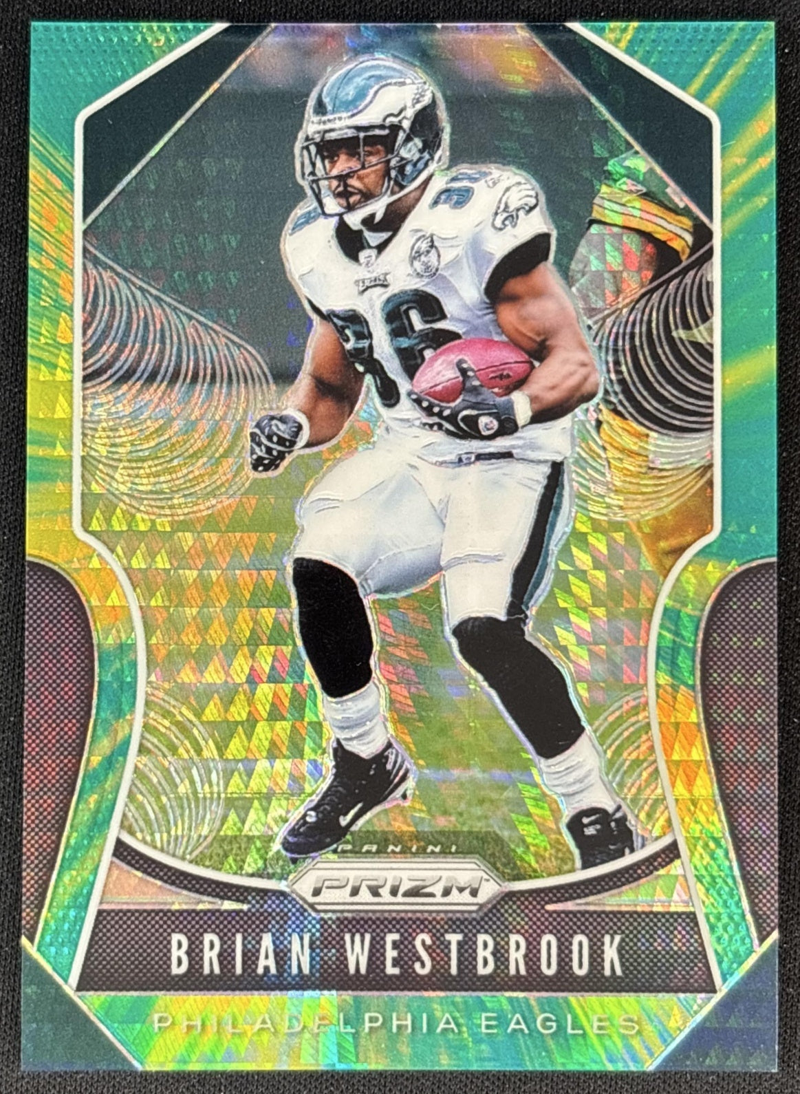 Brian Westbrook 2019 Panini Prizm Hyper /175 Eagles front